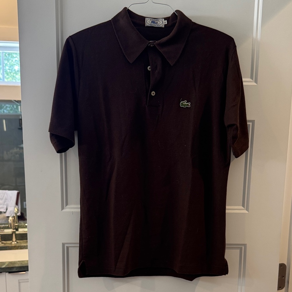 Lacoste Brown Polo Shirt Classic Piqué
